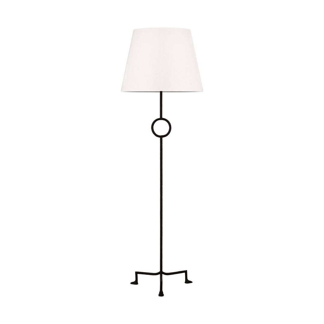Montour One Light Floor Lamp in Aged Iron - available from The Lighting Shoppe, trusted by Canadian homeowners