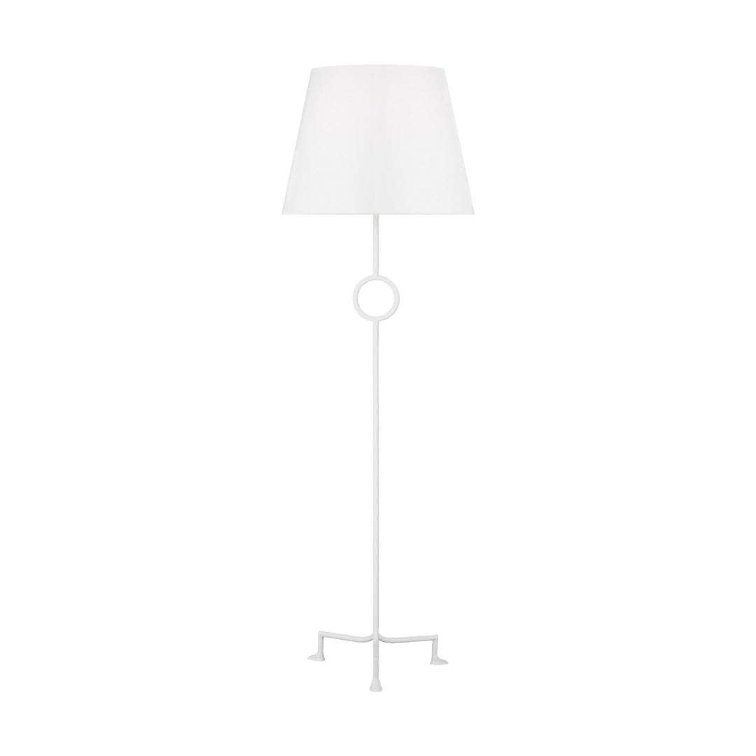 Montour One Light Floor Lamp in Matte White - available from The Lighting Shoppe, trusted by Canadian homeowners