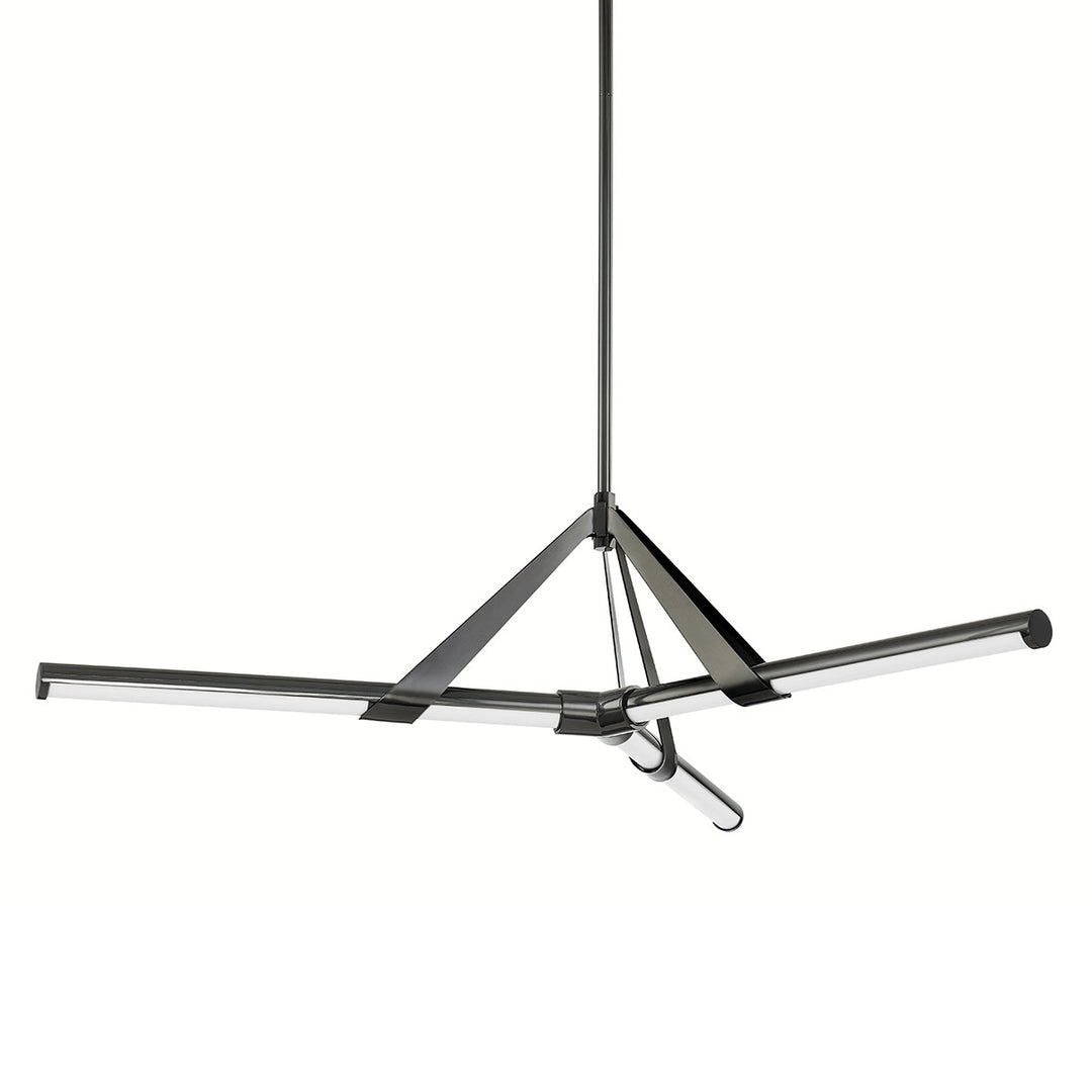 Jonas LED Chandelier in Black Nickel - available from The Lighting Shoppe, trusted by Canadian homeowners