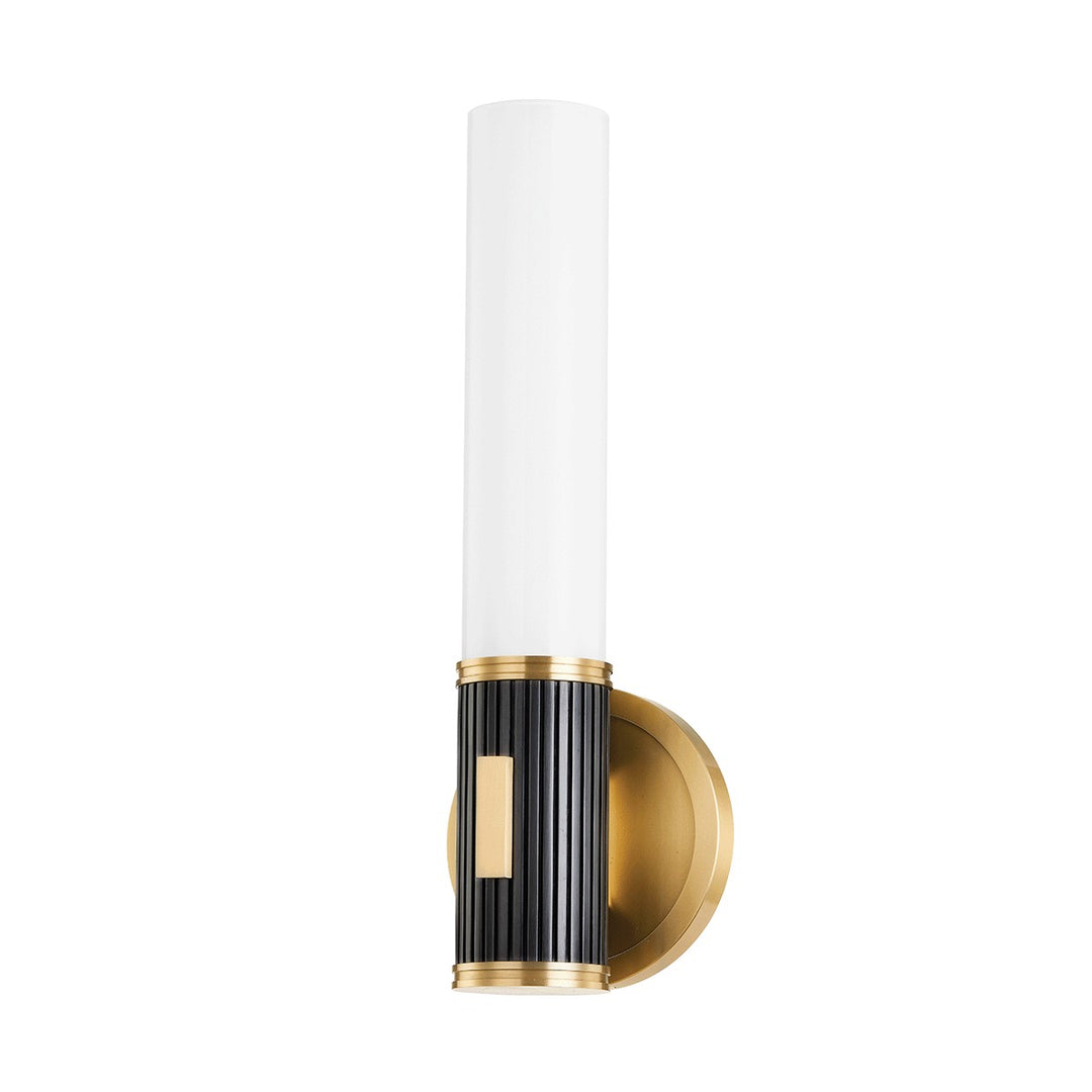 Hudson Valley Canada - 3614-ADB - One Light Wall Sconce - Crewe - Aged Brass/Distressed Bronze