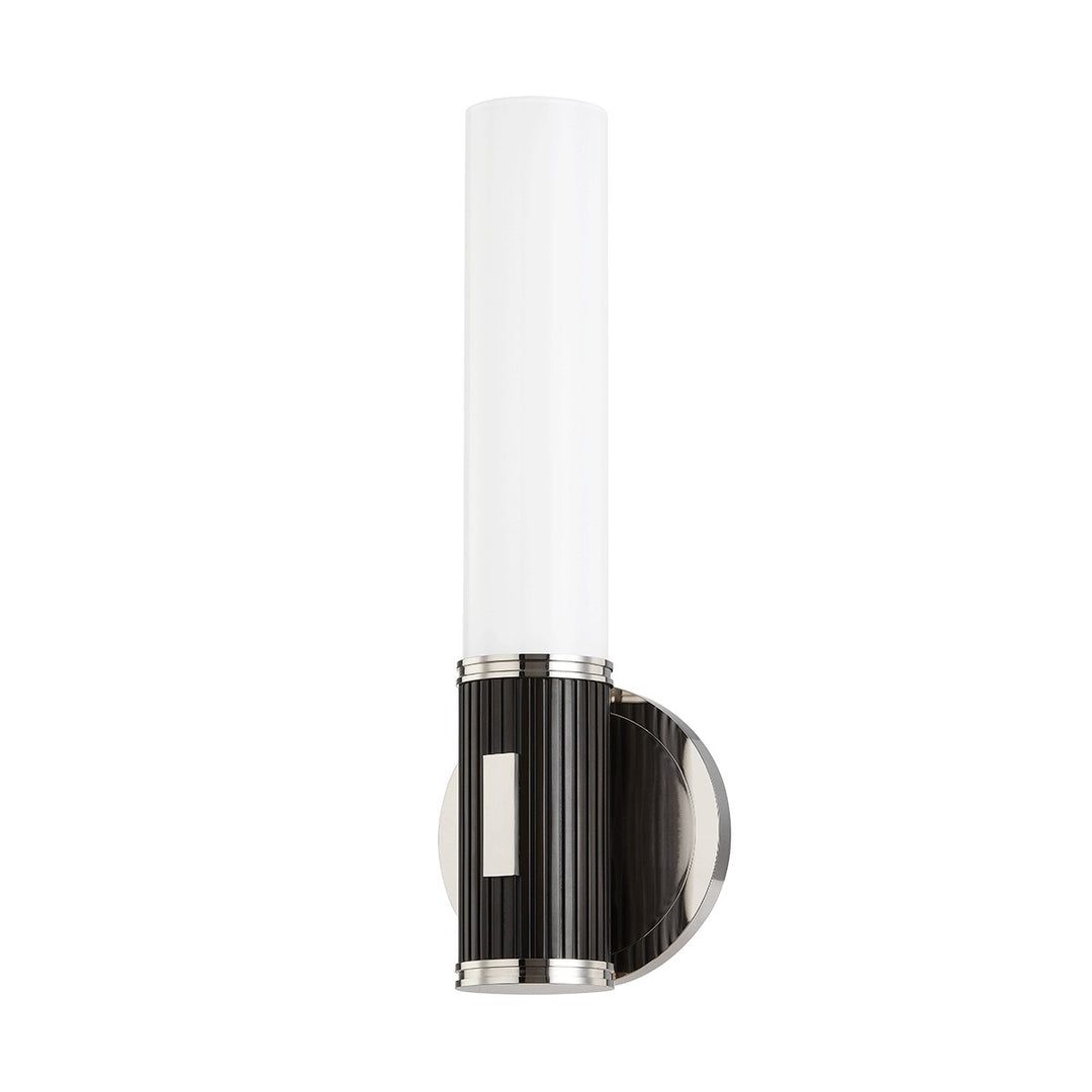 Hudson Valley Canada - 3614-PN/BBR - One Light Wall Sconce - Crewe - Polished Nickel