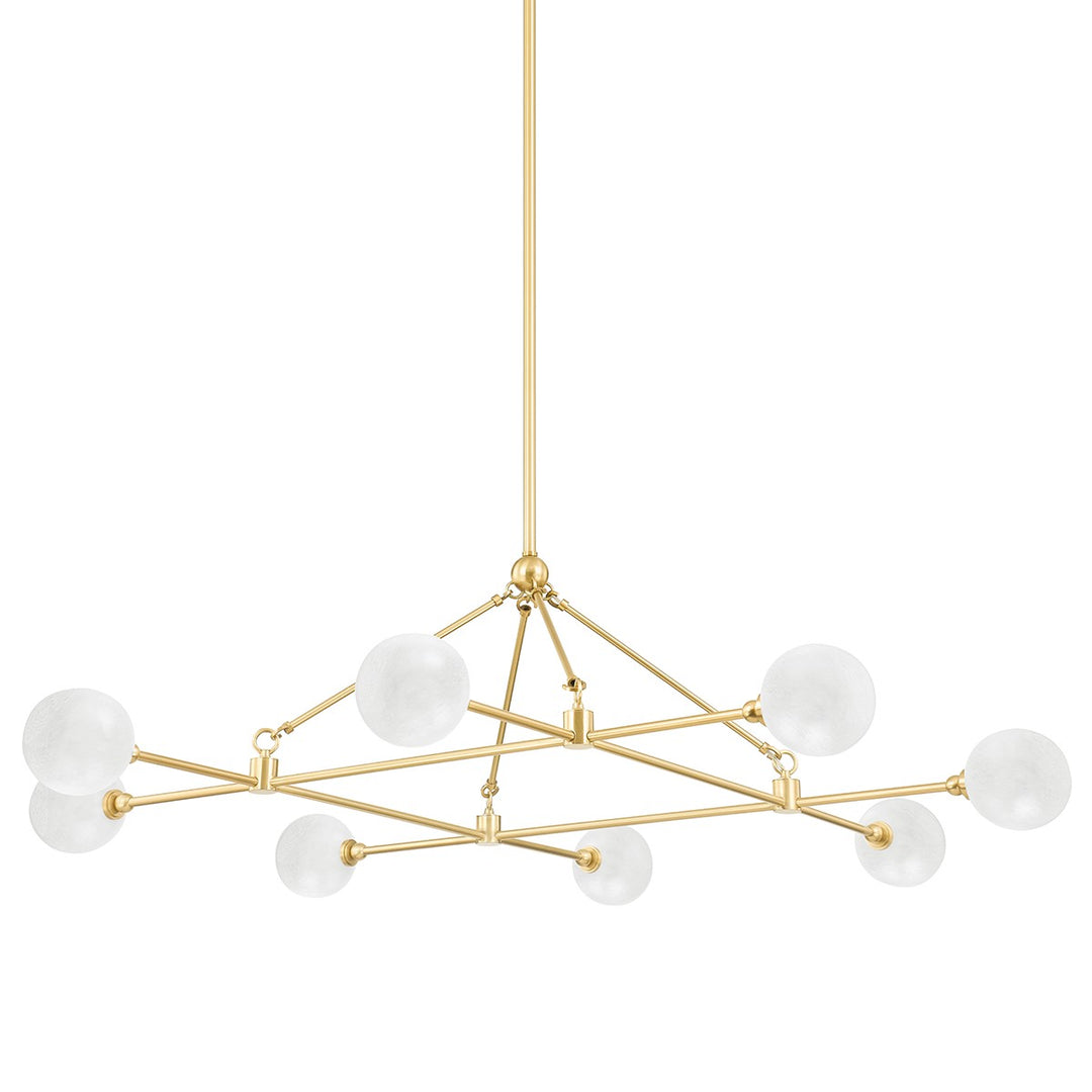 Andrews LED Chandelier in Aged Brass - available from The Lighting Shoppe, trusted by Canadian homeowners