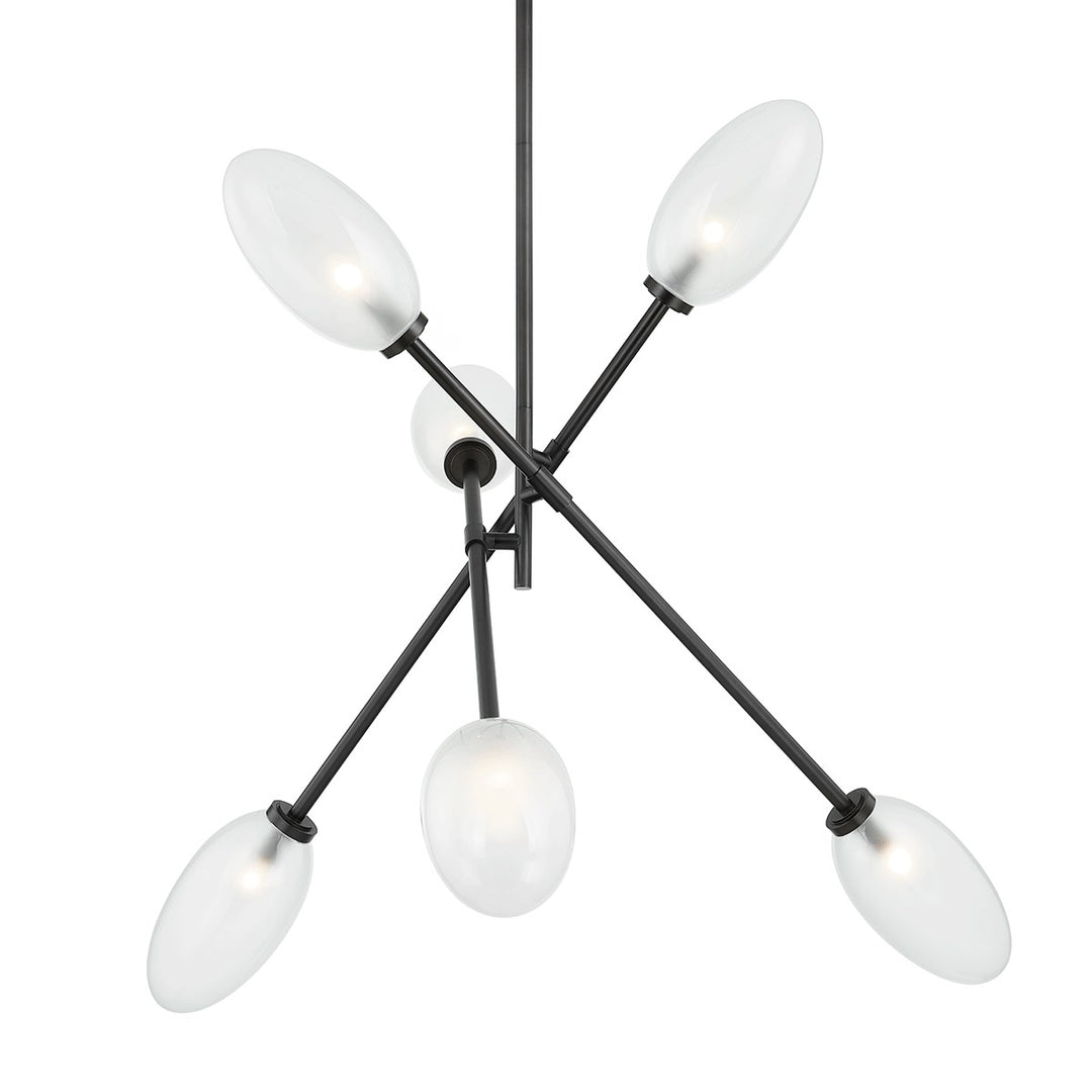Alberton Six Light Chandelier in Black Brass - available from The Lighting Shoppe, trusted by Canadian homeowners