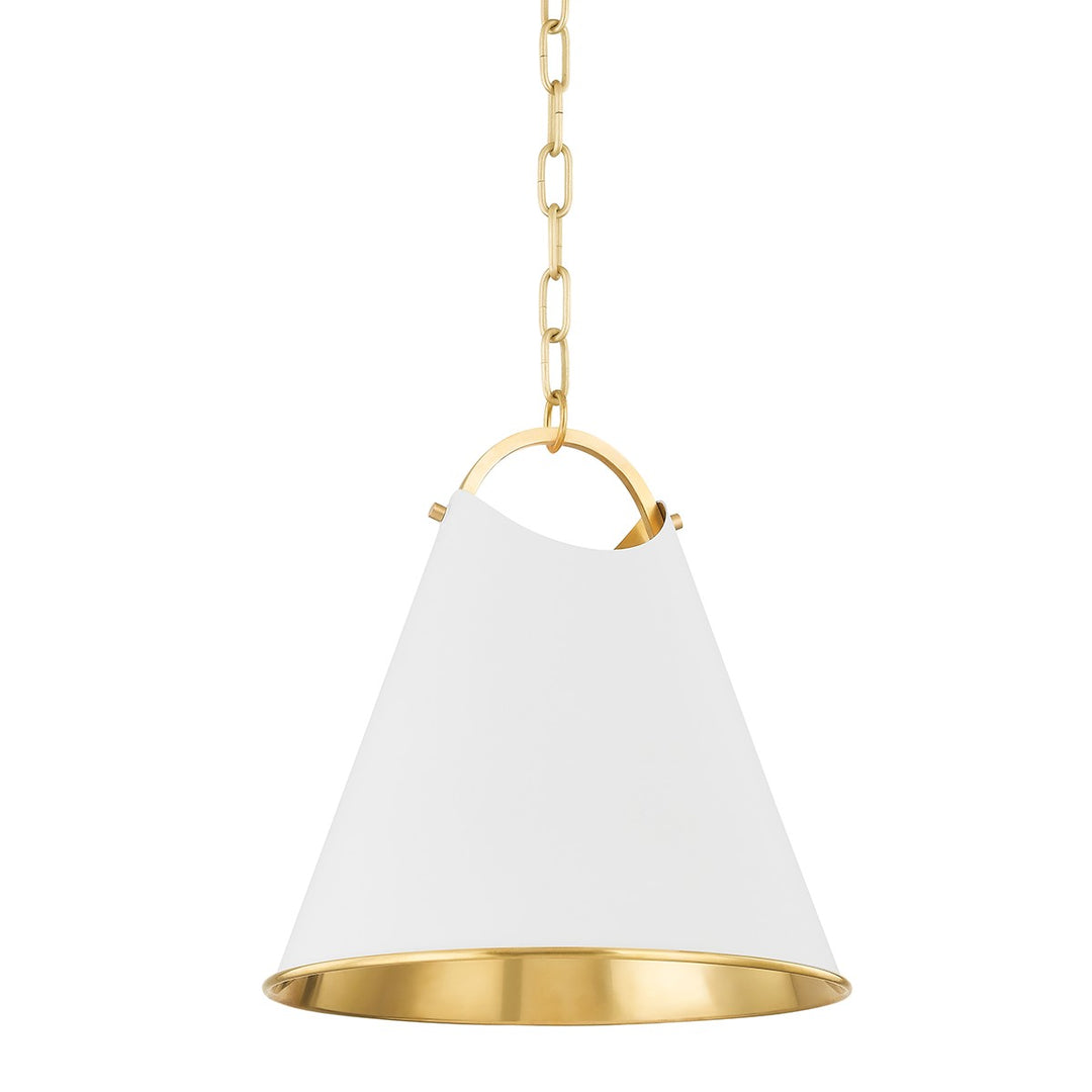 Burnbay One Light Pendant in Aged Brass - available from The Lighting Shoppe, trusted by Canadian homeowners