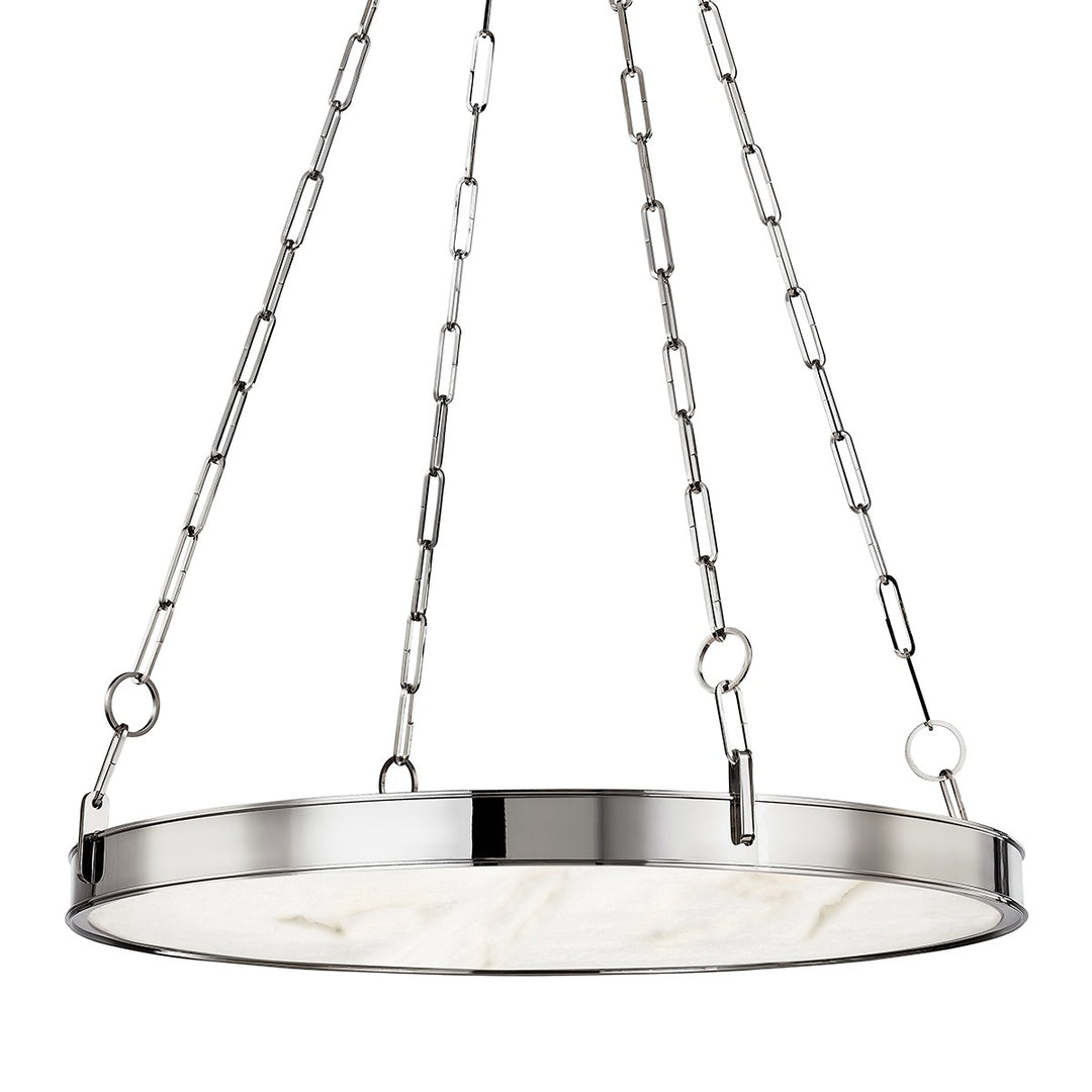 Kirby LED Chandelier in Polished Nickel - available from The Lighting Shoppe, trusted by Canadian homeowners
