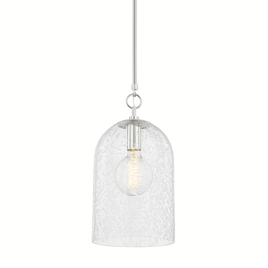 Belleville One Light Pendant in Polished Nickel - available from The Lighting Shoppe, trusted by Canadian homeowners