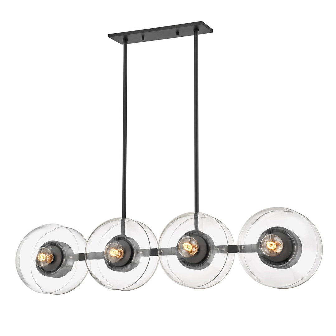 Hudson Valley Canada - 9450-BBR - Eight Light Island Pendant - Kert - Black Brass