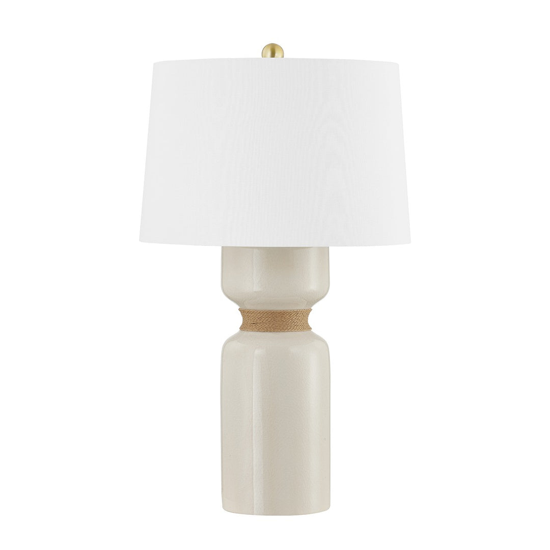 Hudson Valley Canada - BKO1101-AGB/CIC - One Light Table Lamp - Mindy - Aged Brass
