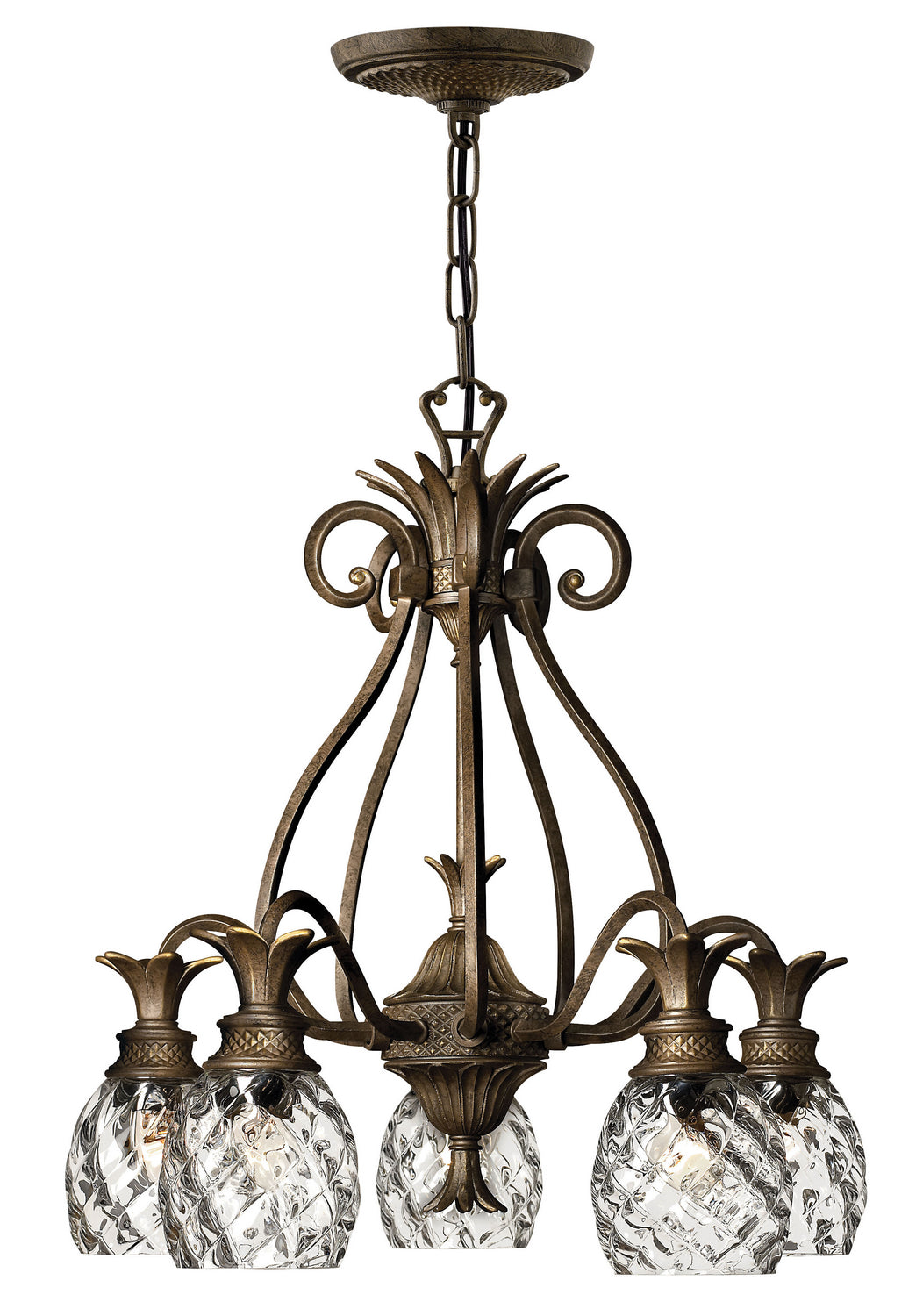 Plantation LED Chandelier in Pearl Bronze - available from The Lighting Shoppe, trusted by Canadian homeowners