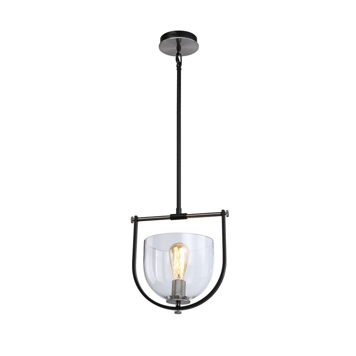 Artcraft Canada - AC11741NB - One Light Pendant - Cheshire - Black & Nickel
