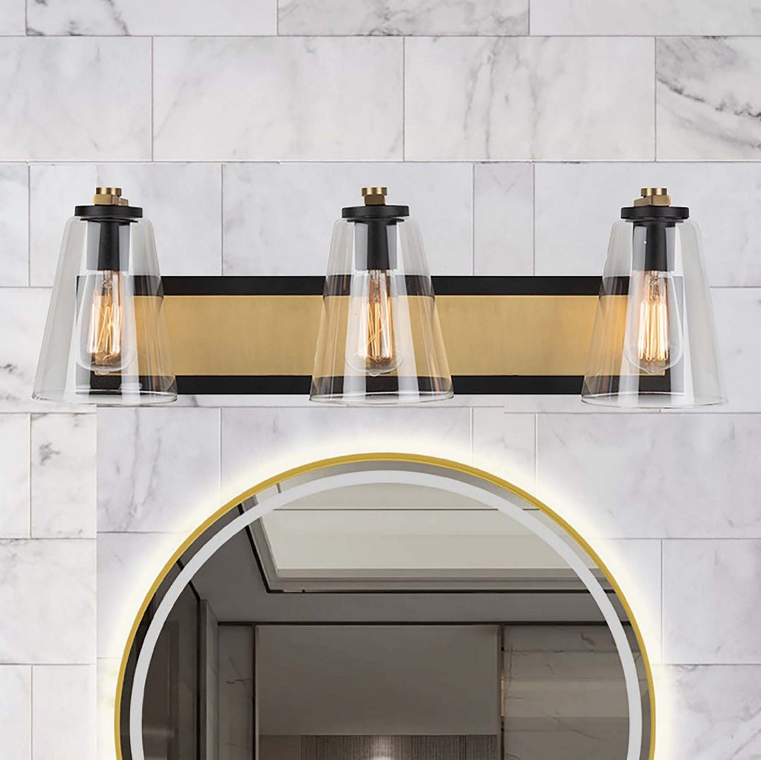 Artcraft Canada - AC11793BB - One Light Wall Sconce - Treviso - Black & Brass