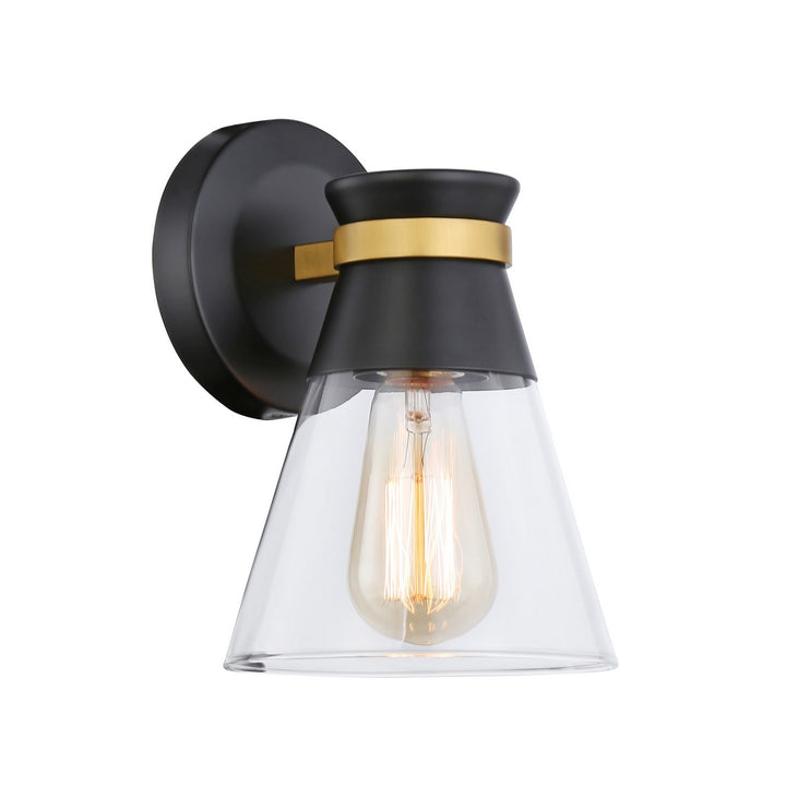 Artcraft Canada - AC11801BB - One Light Wall Sconce - Kanata - Black & Brushed Brass