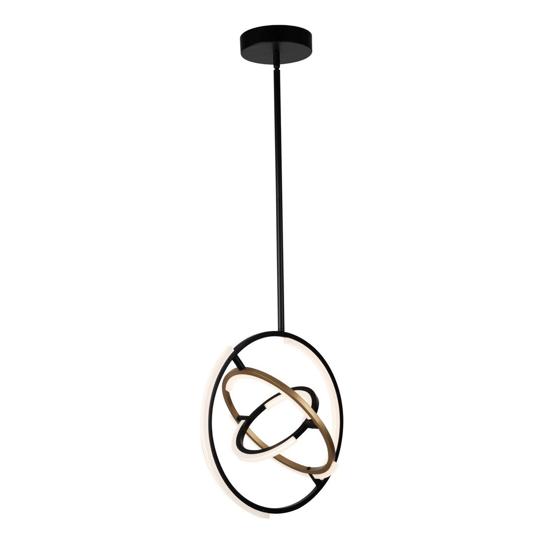 Artcraft Canada - AC6740BB - LED Pendant - Trilogy - Black & Brass