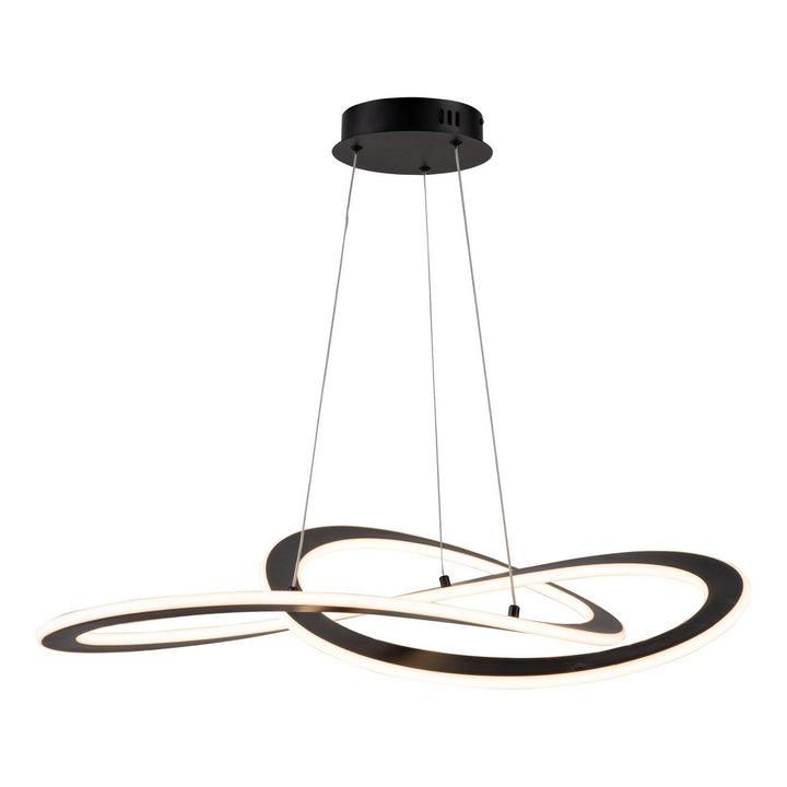Artcraft Canada - AC7079BK - LED Chandelier - Wave - Black