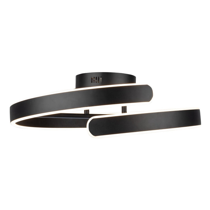 Artcraft Canada - AC7618BK - LED Semi-Flush Mount - Sirius - Black