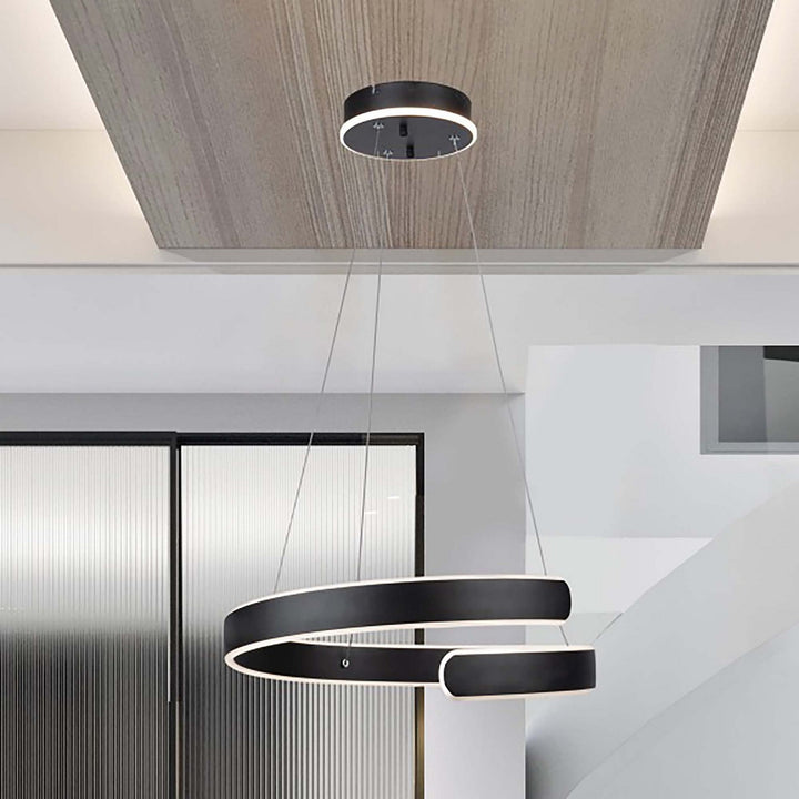 Artcraft Canada - AC7619BK - LED Chandelier - Sirius - Black