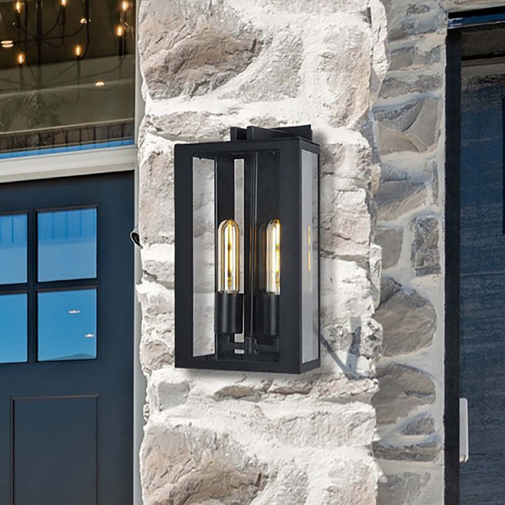 Artcraft Canada - AC8791BK - Two Light Outdoor Wall Mount - Waterville - Matte Black