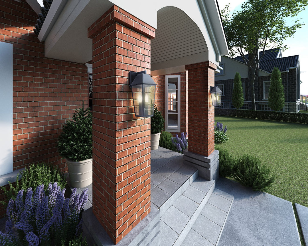 Artcraft Canada - AC8802BK - Two Light Outdoor Wall Mount - Winchester - Black