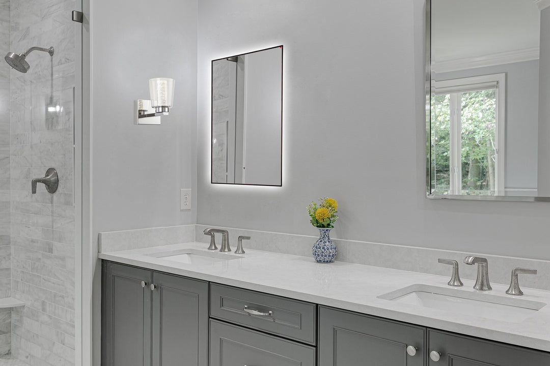 Artcraft Canada - AM325 - LED Wall Mirror - Reflections - Matte Black