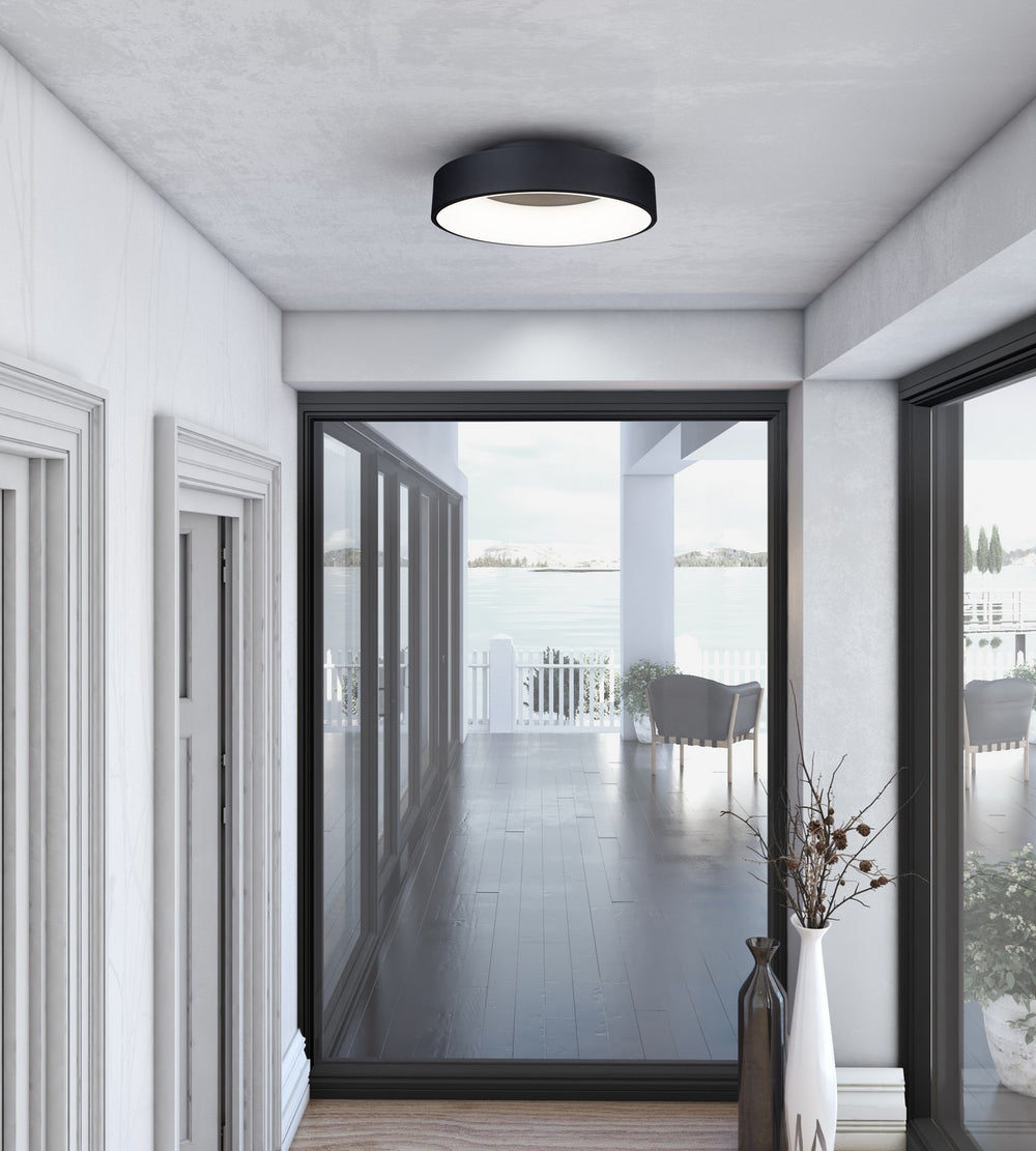 Artcraft Canada - BT2010BK - LED Flush Mount - Lazio - Black