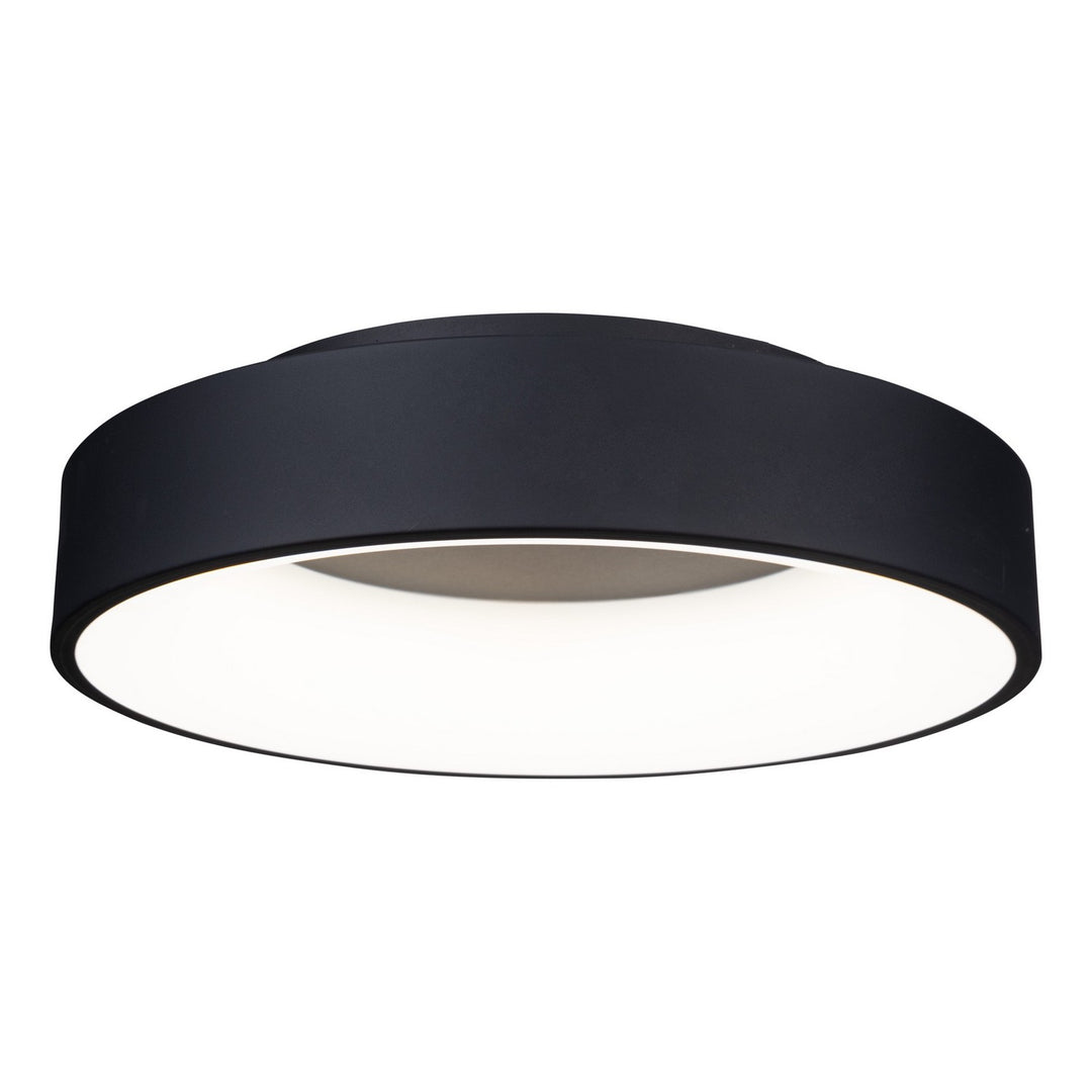Lazio LED Flush Mount in Black - available from The Lighting Shoppe, trusted by Canadian homeowners