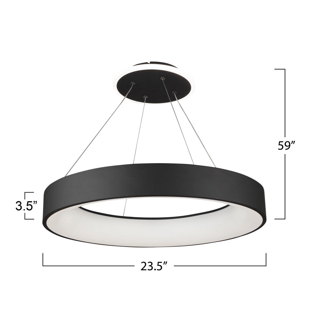 Artcraft Canada - BT2011BK - LED Chandelier - Lazio - Black