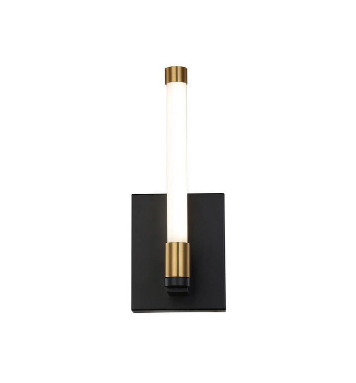 Artcraft Canada - SC13081BB - LED Wall Sconce - Infiniti - Matte Black & Brass