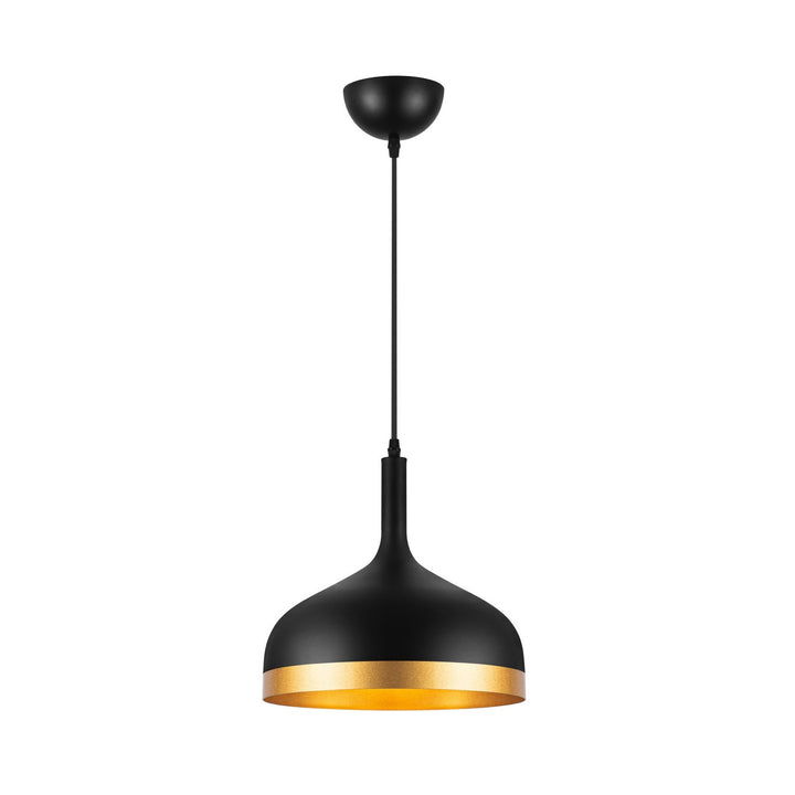Artcraft Canada - SC13350BK - One Light Pendant - Dash - Black & Gold