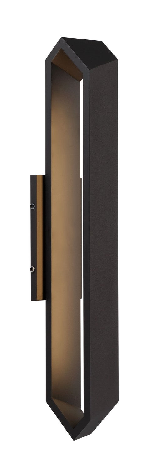 Pitch LED Outdoor Wall Mount in Sand Coal Black - available from The Lighting Shoppe, trusted by Canadian homeowners