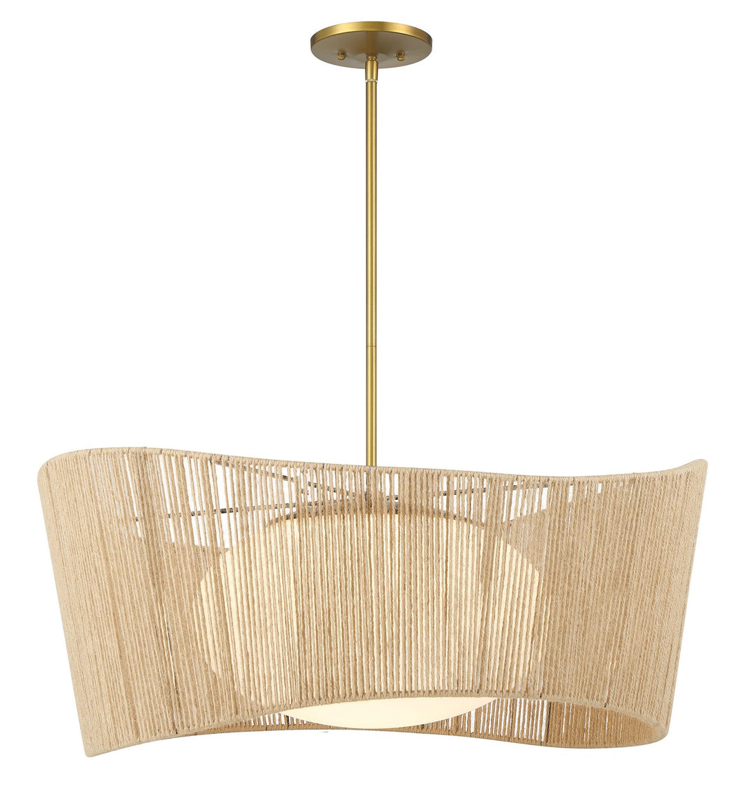 Key Largo One Light Pendant in Soft Brass - available from The Lighting Shoppe, trusted by Canadian homeowners