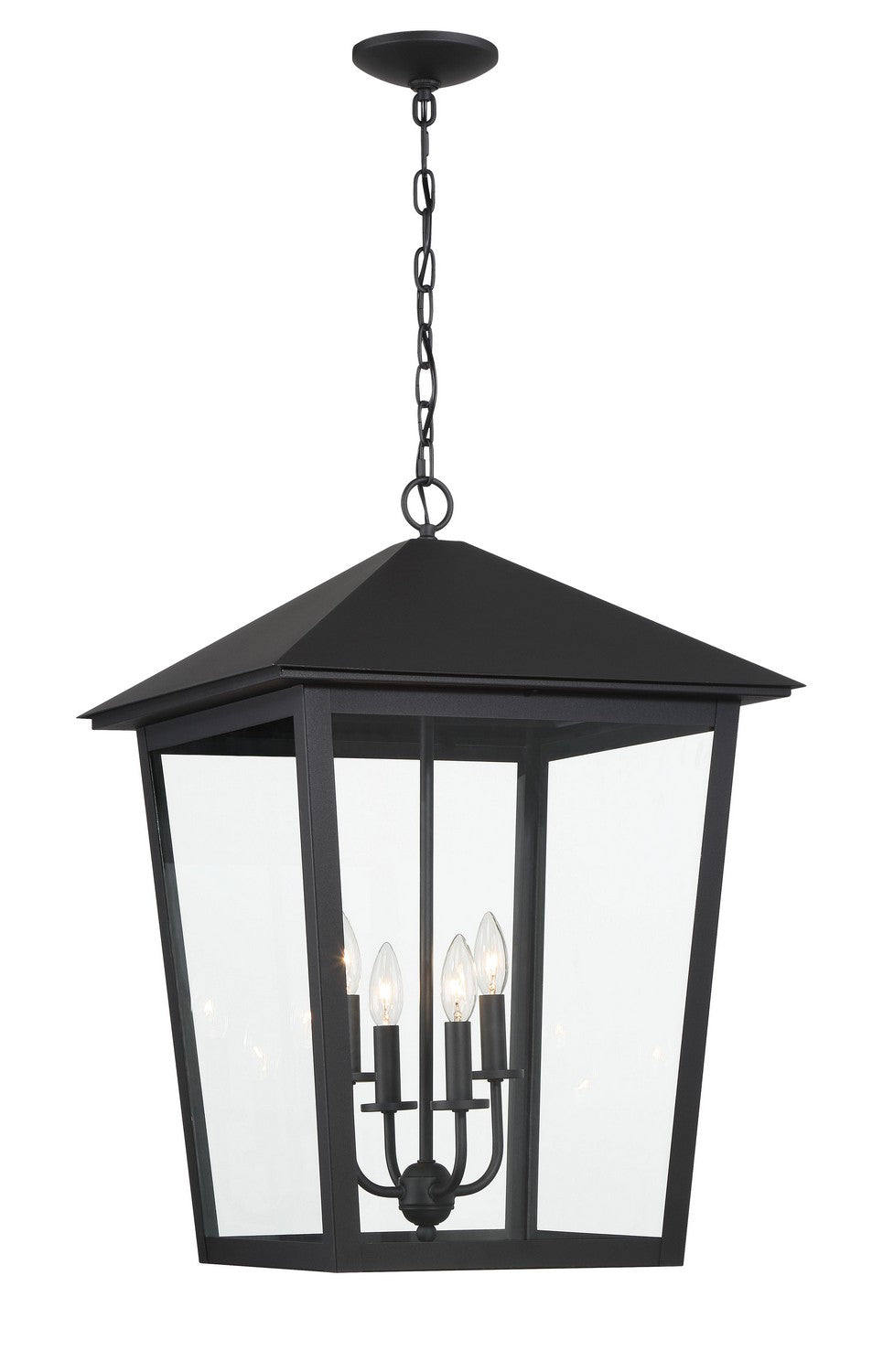 Noble Hill Four Light Outdoor Hanging Lantern in Sand Coal - available from The Lighting Shoppe, trusted by Canadian homeowners