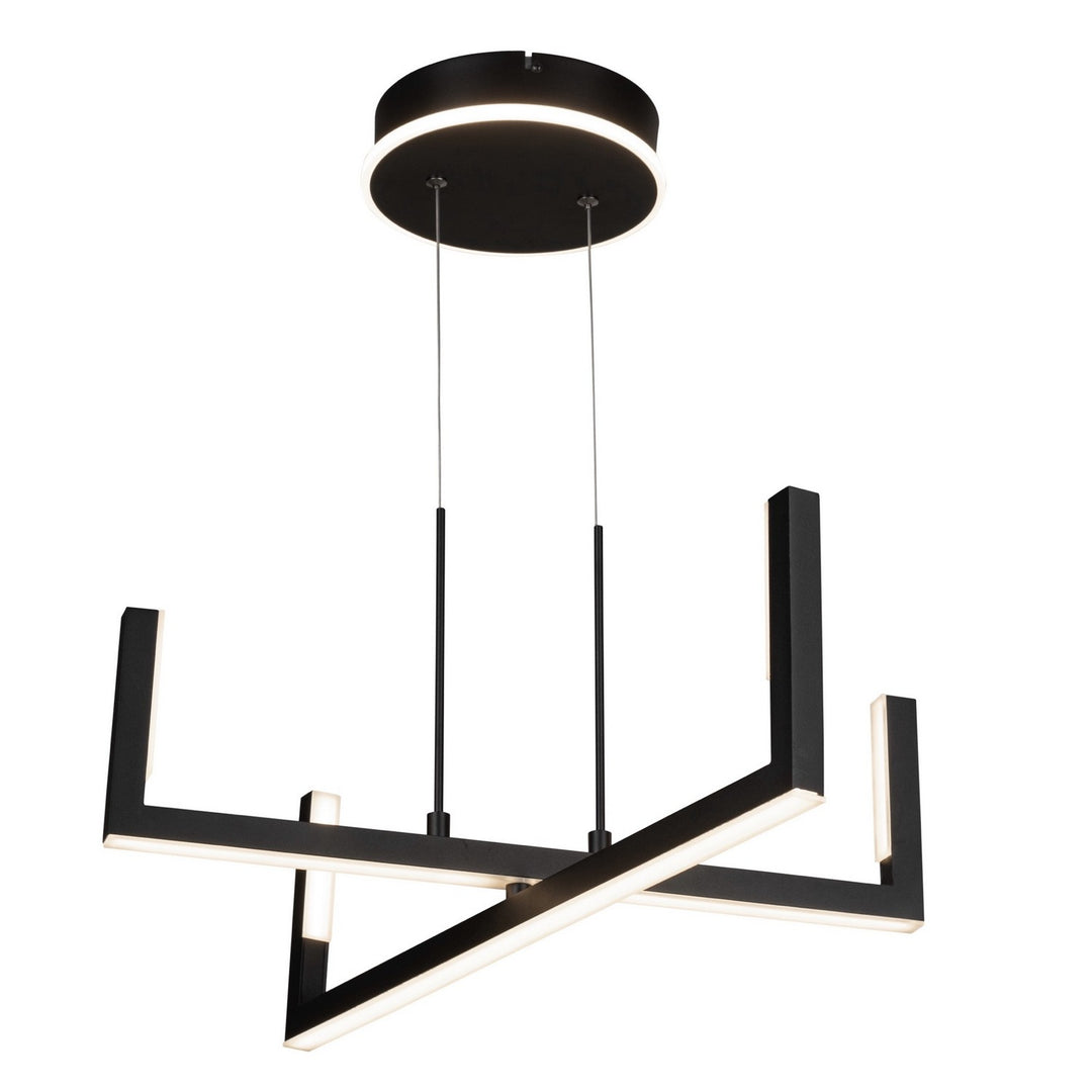 Artcraft Canada - AC6774BK - LED Chandelier - Silicon Valley - Black