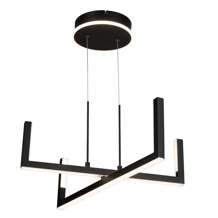 Artcraft Canada - AC6774BK - LED Chandelier - Silicon Valley - Black