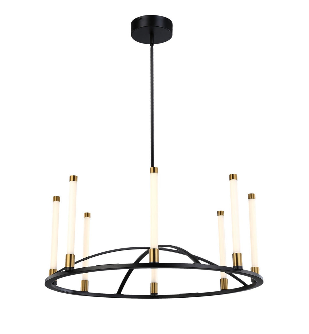 Artcraft Canada - SC13088BB - LED Chandelier - Infiniti - Matte Black & Brass