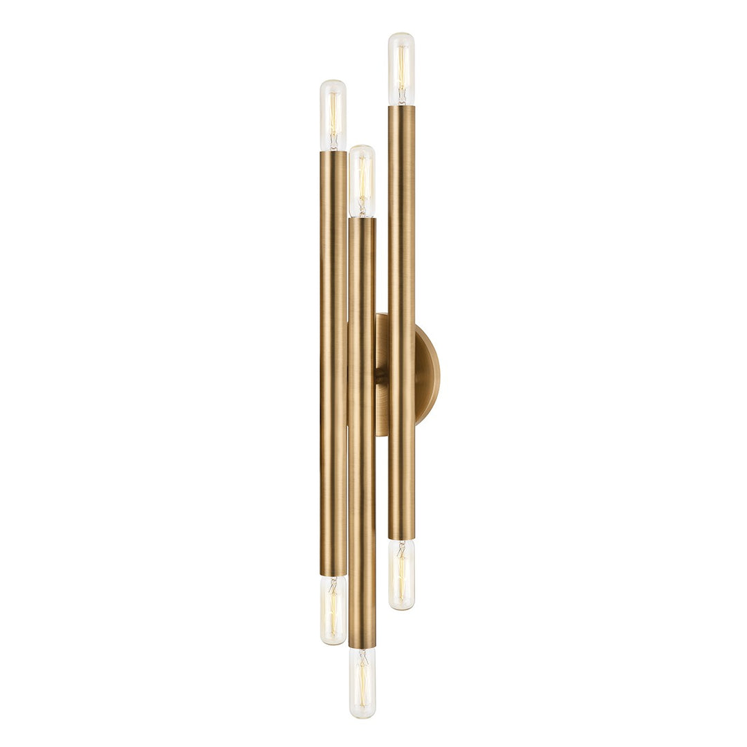Troy Lighting Canada - B3226-PBR - Six Light Bath and Vanity - Orland - Patina Brass