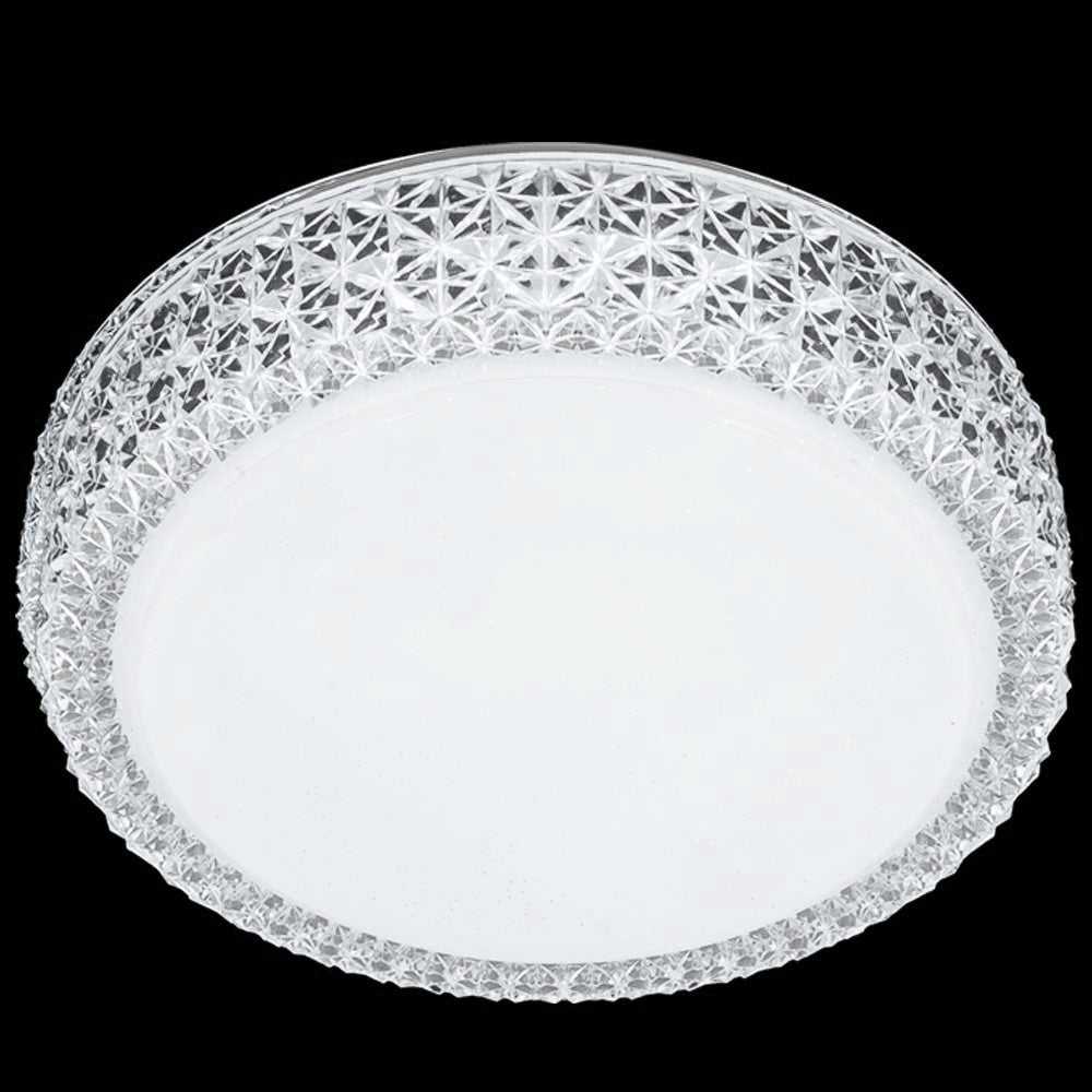 Acrylic LED Chandelier in White James R. Moder Canada