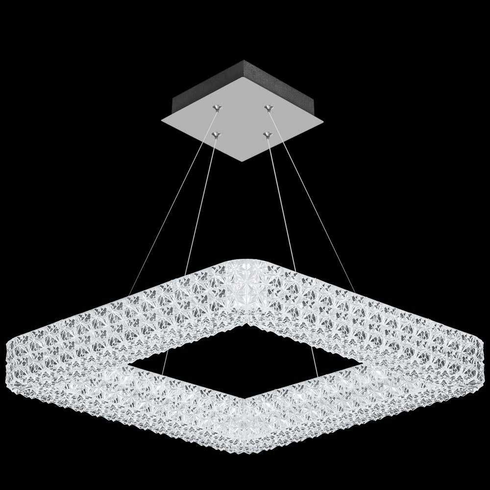 Acrylic LED Chandelier in Silver James R. Moder Canada