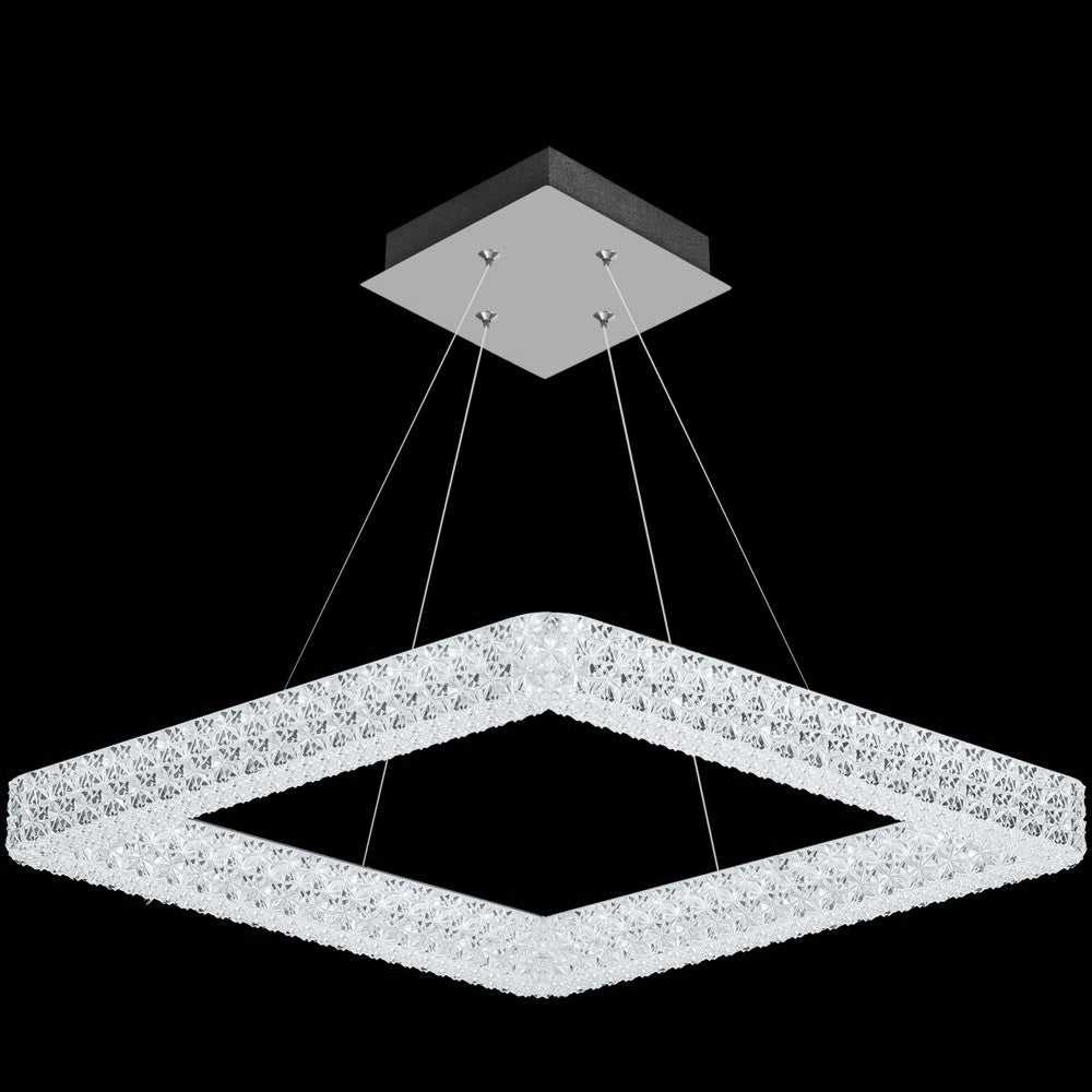 Acrylic LED Chandelier in Silver James R. Moder Canada
