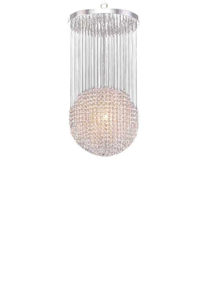 Continental Fashion Six Light Chandelier in Silver James R. Moder Canada