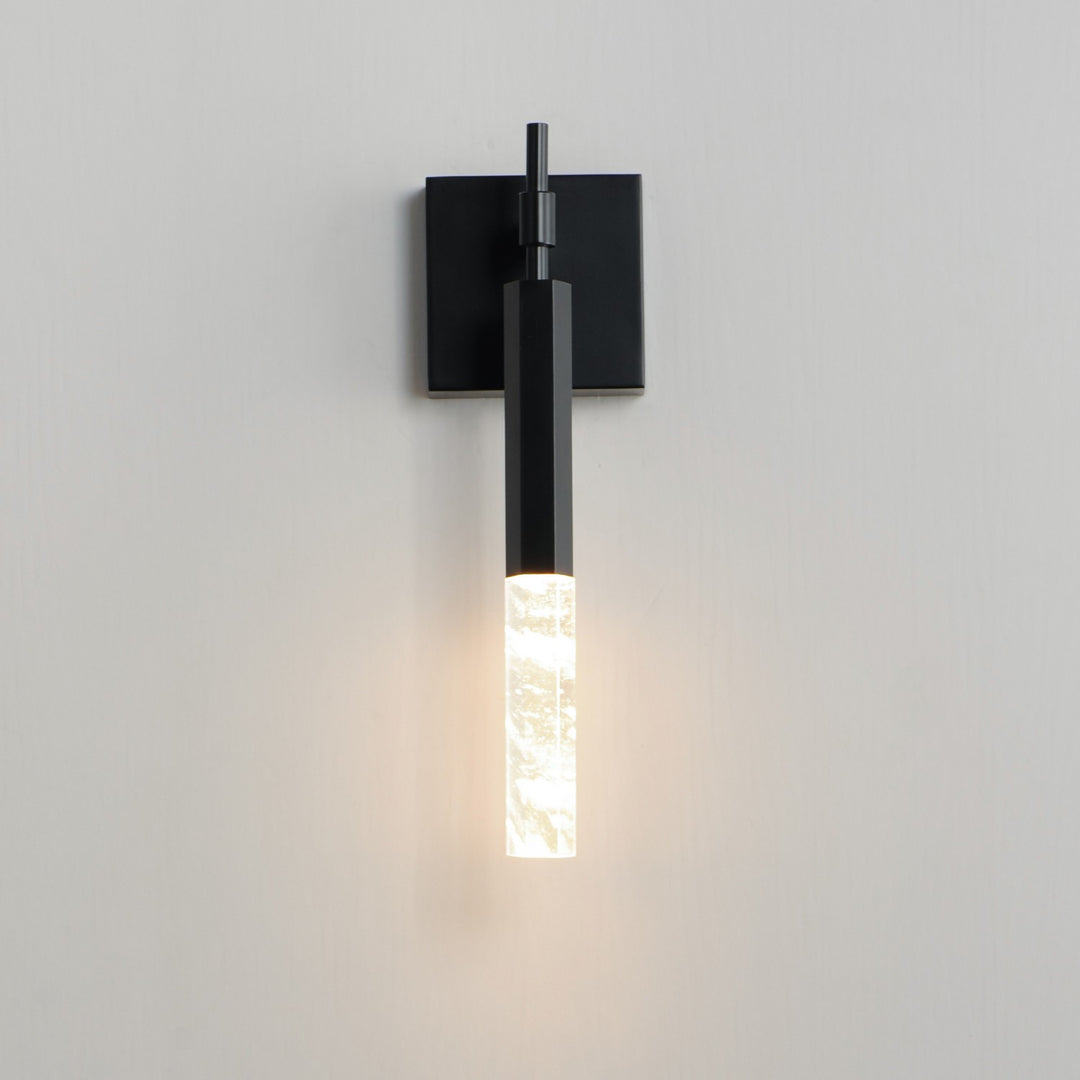 ET2 - E11030-95BK - LED Wall Sconce - Diaphane - Black