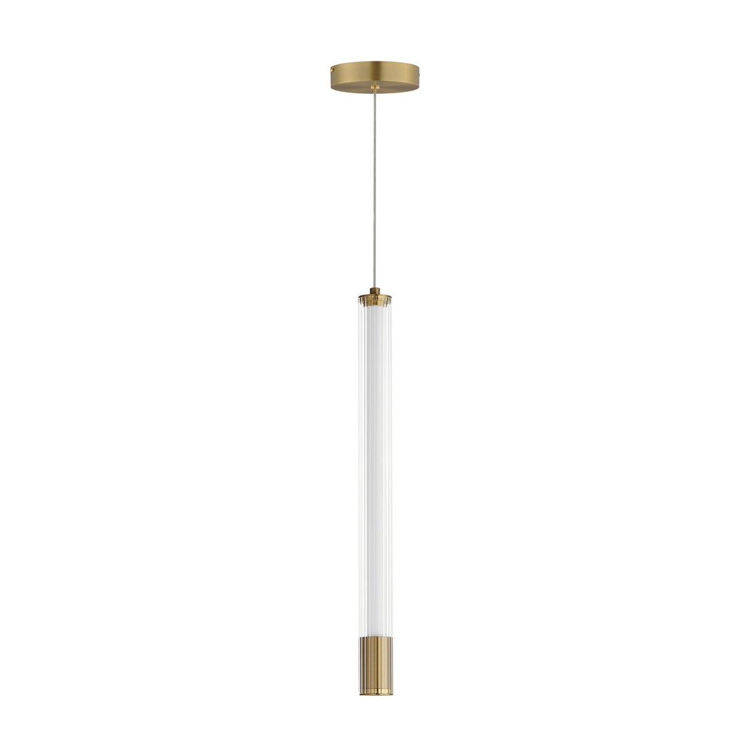Cortex LED Pendant in Natural Aged Brass - available from The Lighting Shoppe, trusted by Canadian homeowners