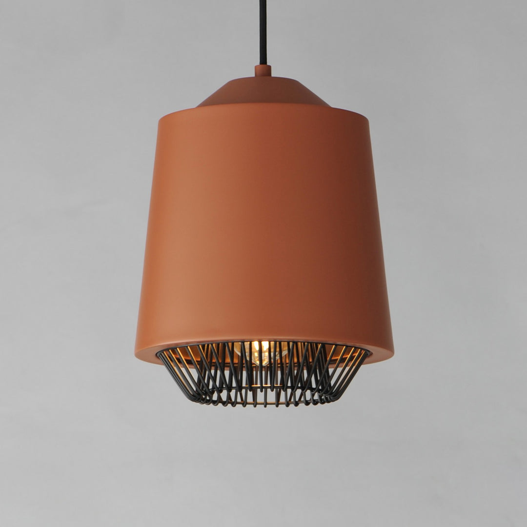 ET2 - E11390-BRKBK - LED Pendant - Phoenix - Brick/Black