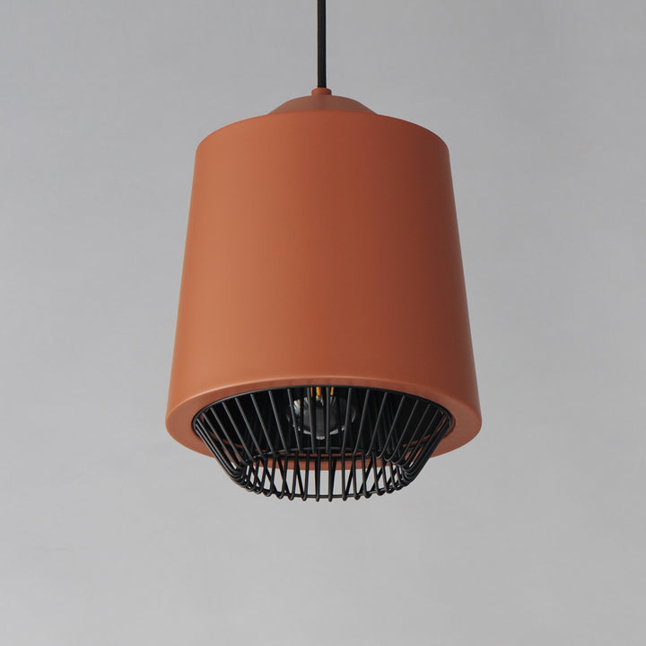 ET2 - E11390-BRKBK - LED Pendant - Phoenix - Brick/Black