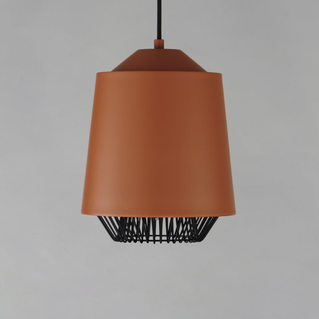 ET2 - E11390-BRKBK - LED Pendant - Phoenix - Brick/Black