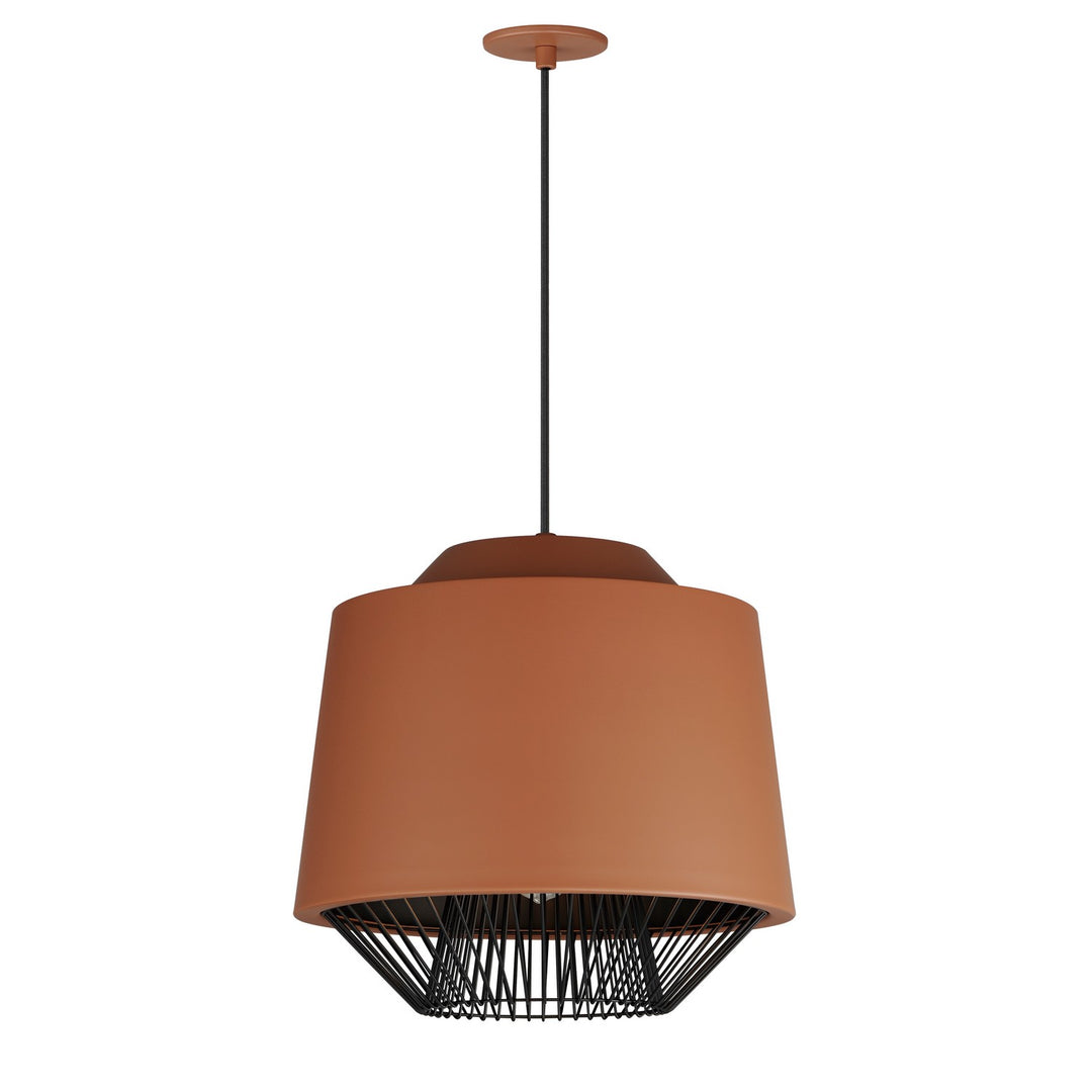 Phoenix LED Pendant in Brick/Black - available from The Lighting Shoppe, trusted by Canadian homeowners