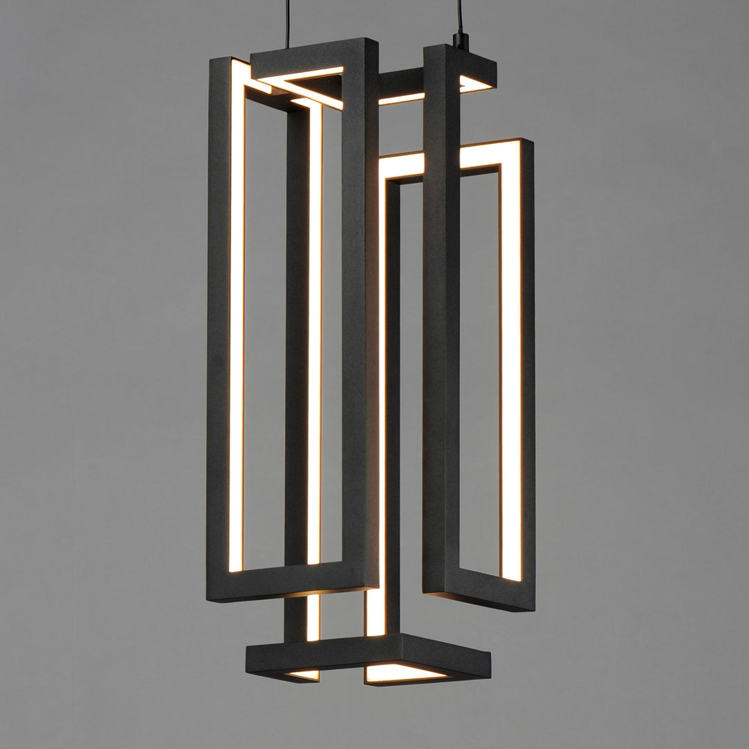 ET2 - E21261-BK - LED Pendant - Penrose - Black
