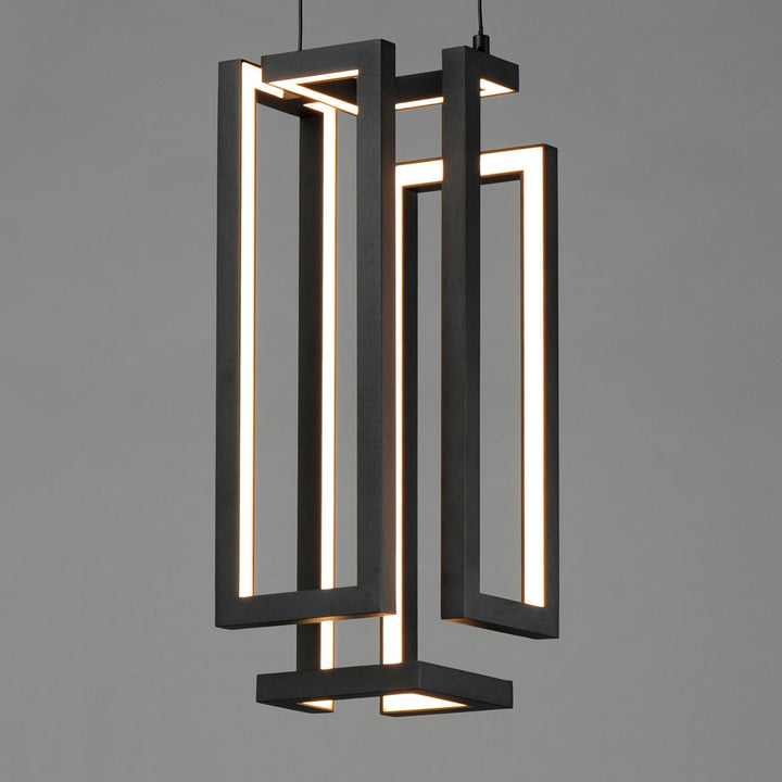ET2 - E21261-BK - LED Pendant - Penrose - Black