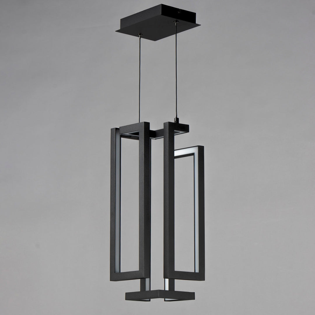 ET2 - E21261-BK - LED Pendant - Penrose - Black