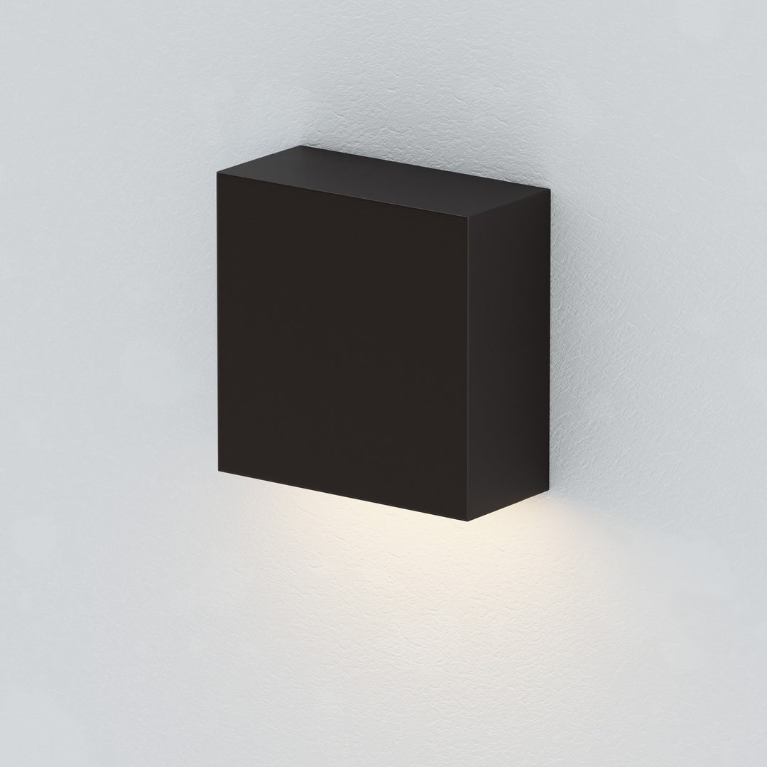 ET2 - E23222-BK - LED Outdoor Wall Sconce - Cubed - Black