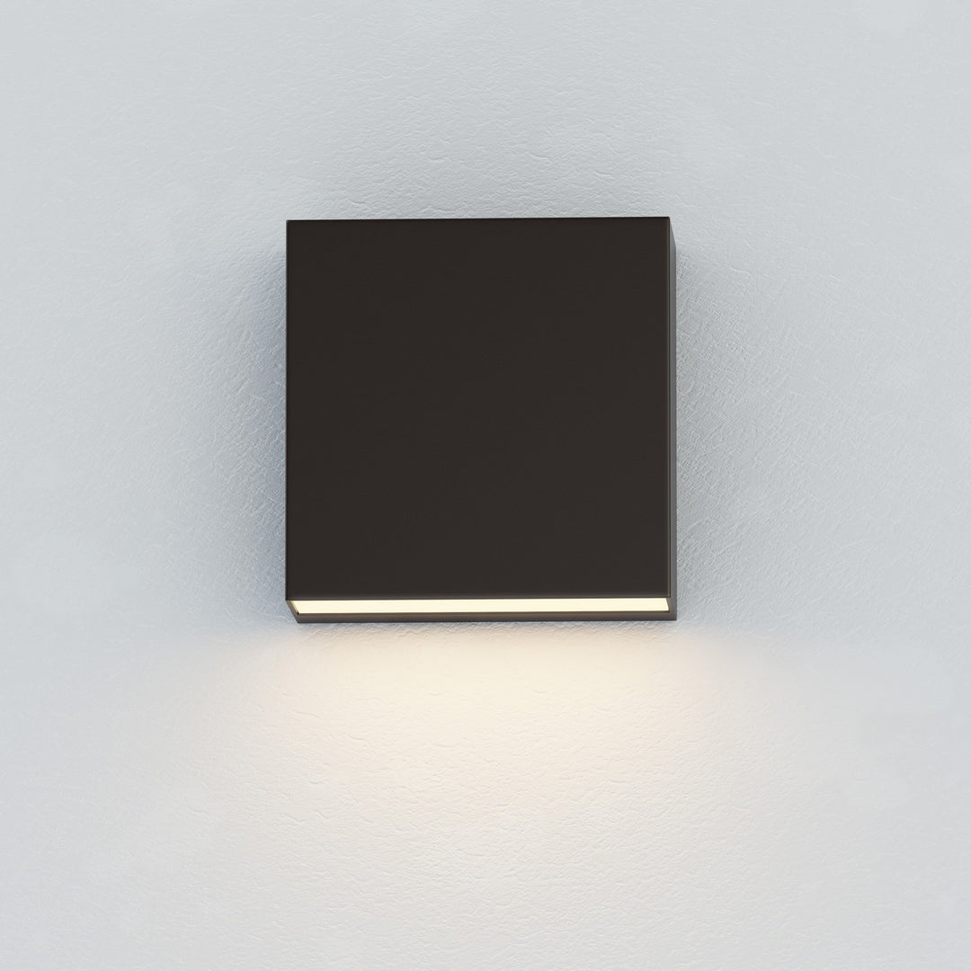ET2 - E23222-BK - LED Outdoor Wall Sconce - Cubed - Black